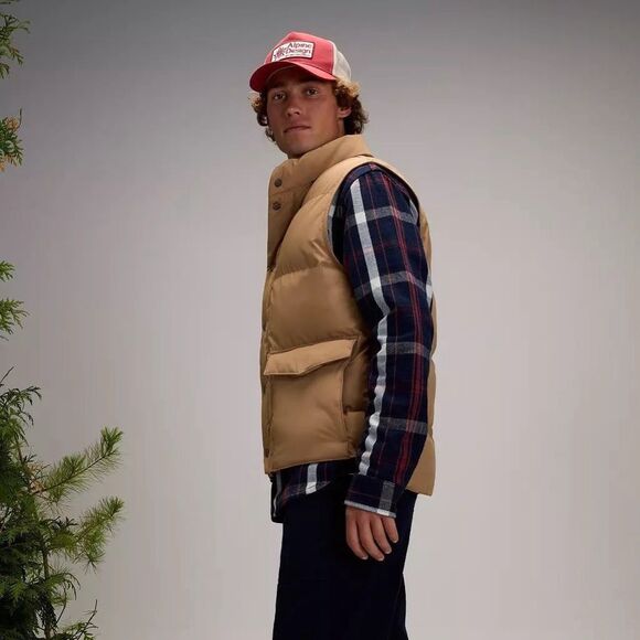 NWT Alpine Design MENS Thermolite NWT 1962 Puffer Vest Sahara Sand - Picture 3 of 7